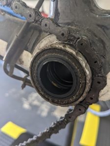Bottom Bracket grease bike repair