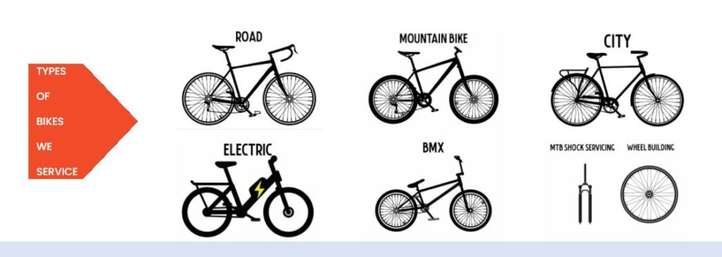 bicycle varieties we service