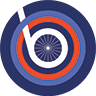 Brads Bikes Logo Button